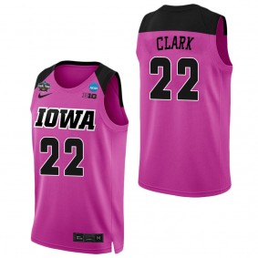 Caitlin Clark Iowa Hawkeyes Pink College Women's Basketball Final Four Jersey