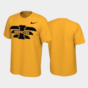 Iowa Hawkeyes Gold Alternate Jersey Performance T-Shirt - Men's