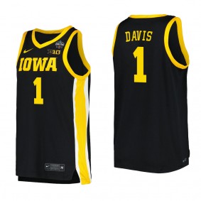 Molly Davis Iowa Hawkeyes 2023 National Championship Women's Basketball Black Jersey