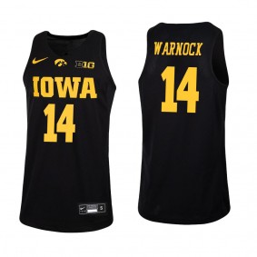 McKenna Warnock Iowa Hawkeyes Black Replica College Women's Basketball Jersey