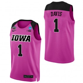 Molly Davis Iowa Hawkeyes Pink College Women's Basketball Final Four Jersey